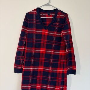 Tommy Hilfiger Plaid Sweater Dress